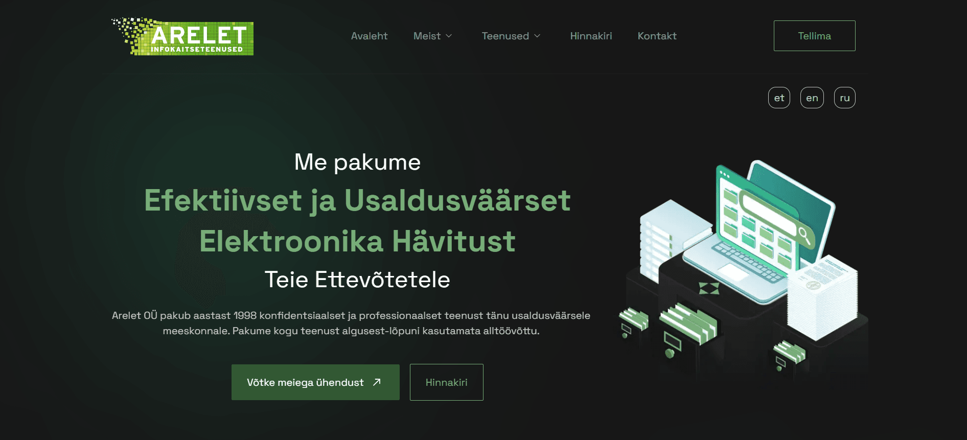 Arelet koduleht